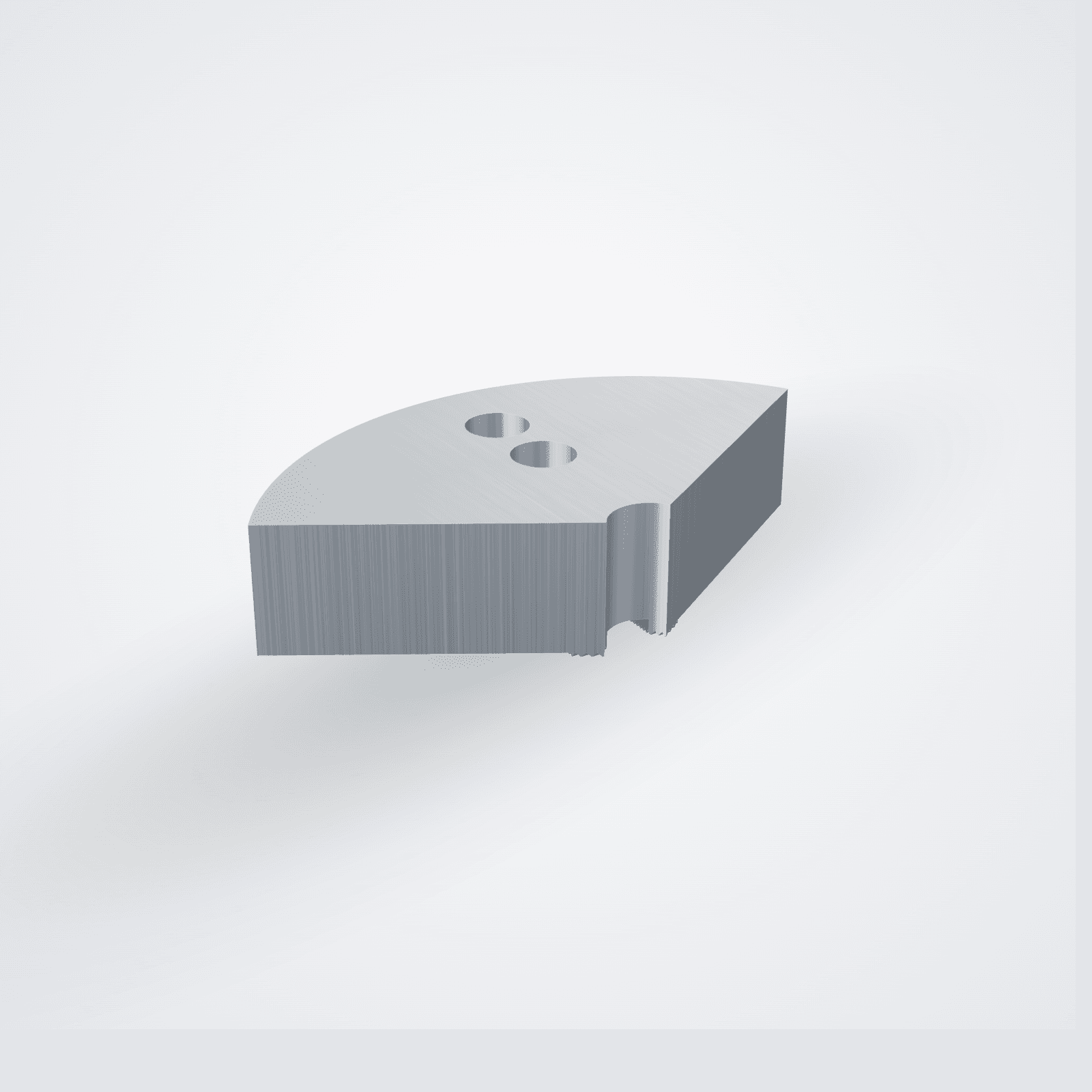 Segmentbacken Aluminium Ø210 mm — Spitzverzahnung 1,5×60°, Nut 14 (8-Zoll-Futter Kitagawa, Schunk NCK, SMW u.a.) — Satz (3 St.)