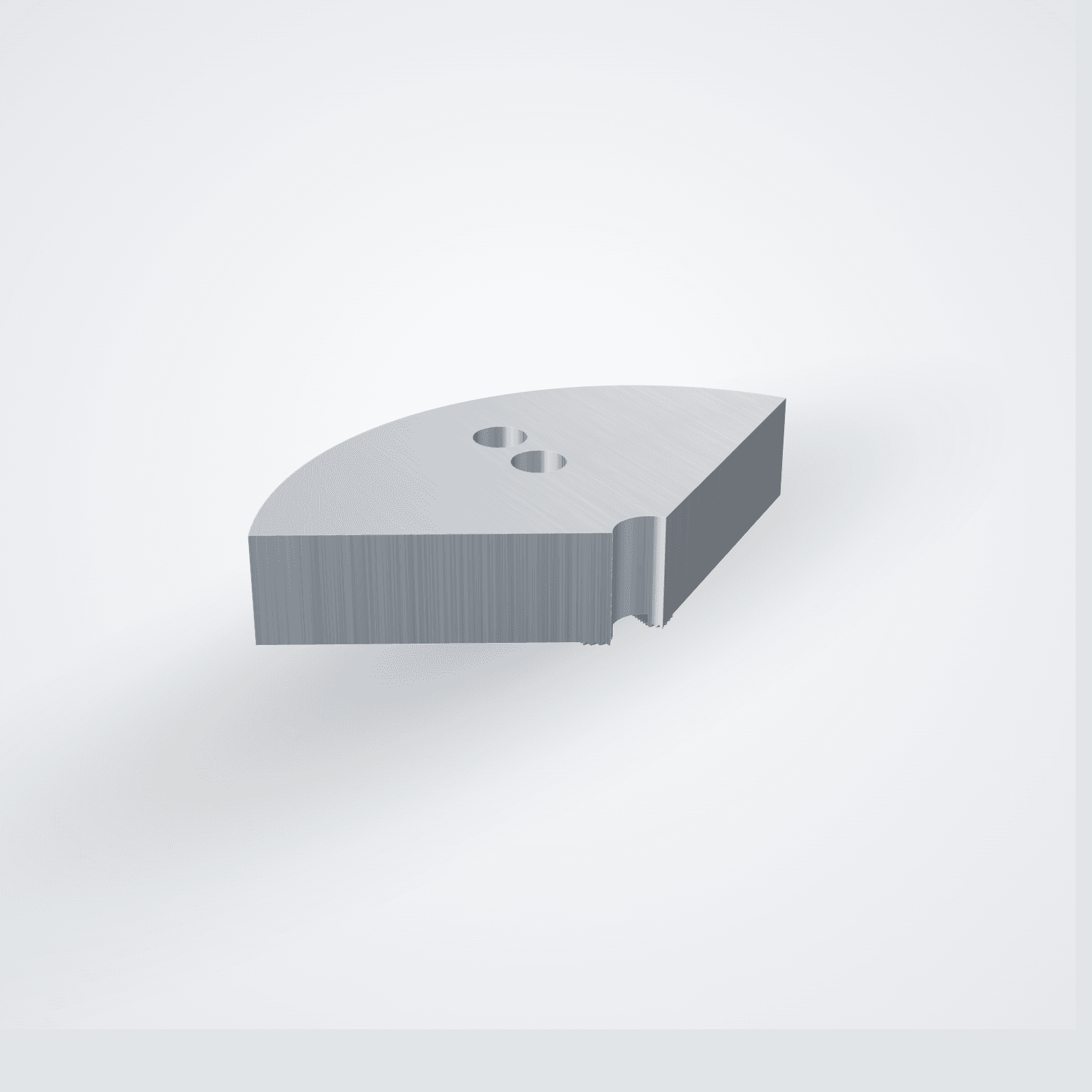 Segmentbacken Aluminium Ø250 mm — Spitzverzahnung 1,5×60°, Nut 14 (8-Zoll-Futter Kitagawa, Schunk NCK, SMW u.a.) — Satz (3 St.)